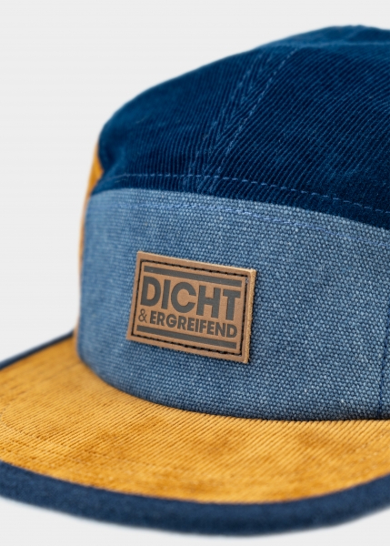 "dicht&ergreifend: Kord" - blau/braun (5-Panel)